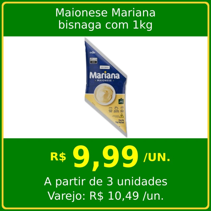 Maionese Mariana 1kg