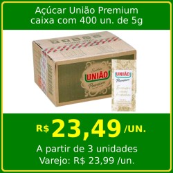 Açúcar União Premium sachê 5g