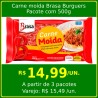 Carne moída Brasa Burguers 500g