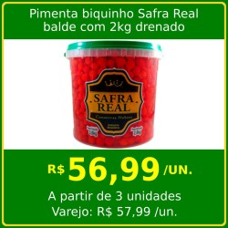 Pimenta biquinho Safra Real 2kg