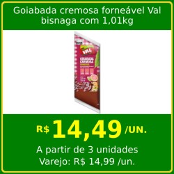 Goiabada cremosa forneável Val 1,01kg