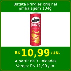 Batata Pringles original 104g