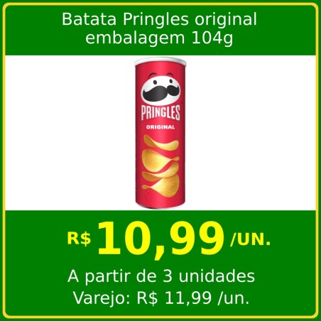 Batata Pringles original 104g