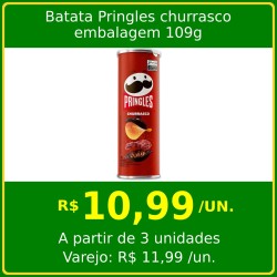 Batata Pringles churrasco 109g