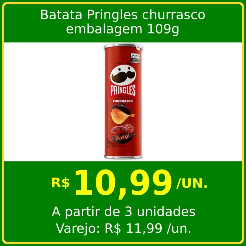 Batata Pringles churrasco 109g