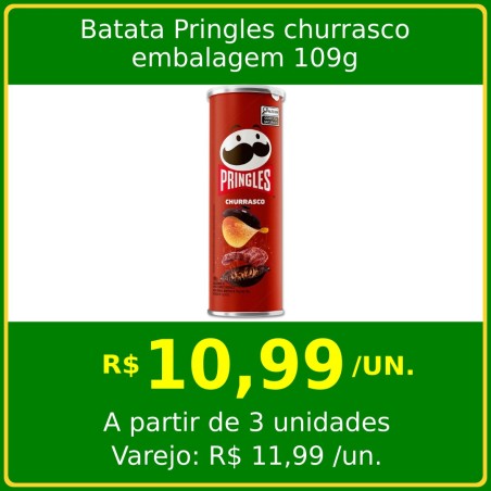 Batata Pringles churrasco 109g