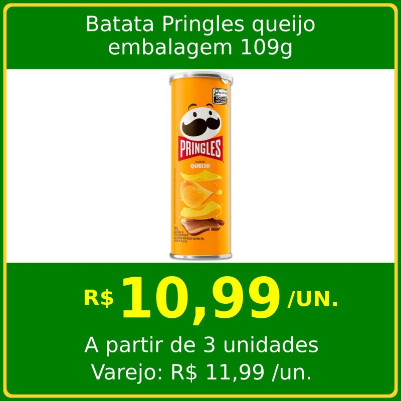 Batata Pringles queijo 109g