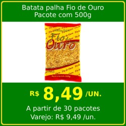 Batata Palha Fio de Ouro 500g