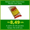 Batata Palha Gold Chips 500g