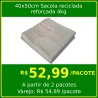 40x50cm sacola reciclada reforçada 4kg