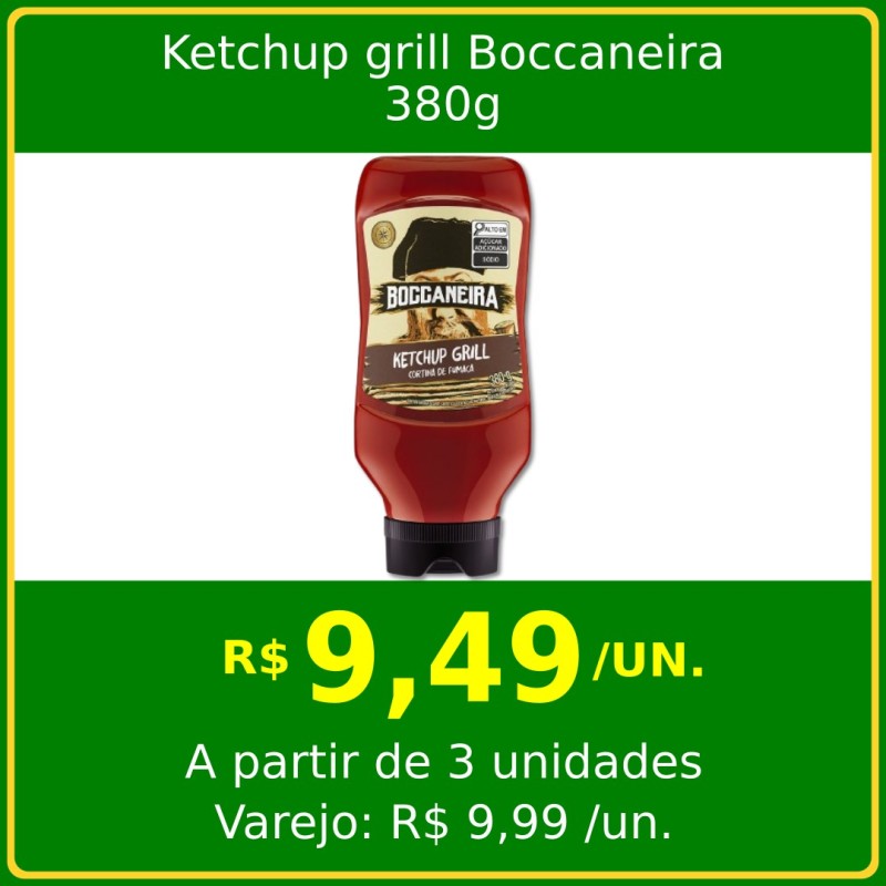 Ketchup grill Boccaneira Ekma 380g
