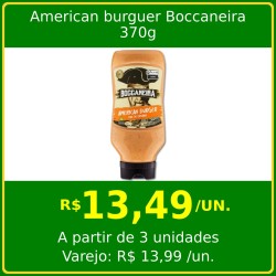 American burguer Boccaneira Ekma 370g