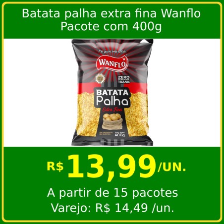 Batata Palha extra fina Wanflo 400g