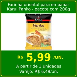 Farinha oriental para empanar Karui Panko 200g