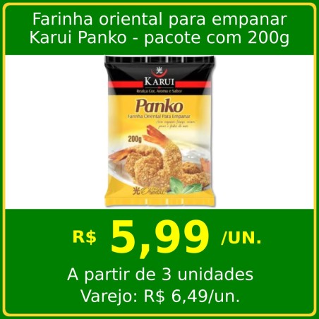 Farinha oriental para empanar Karui Panko 200g