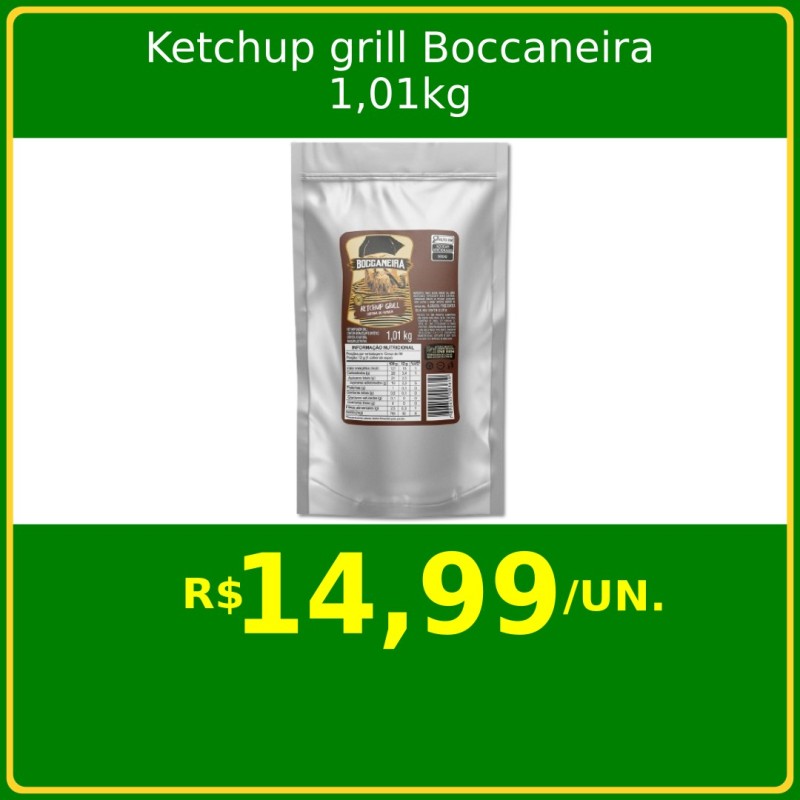 Ketchup grill Boccaneira Ekma 1,01kg