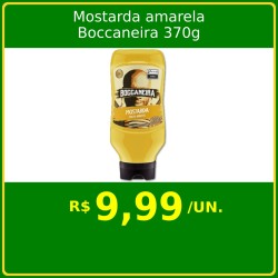 Mostarda amarela Boccaneira 370g