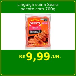 Linguiça suína Seara 700g