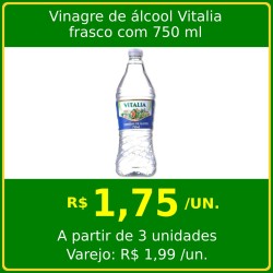 Vinagre de álcool Vitalia 750ml