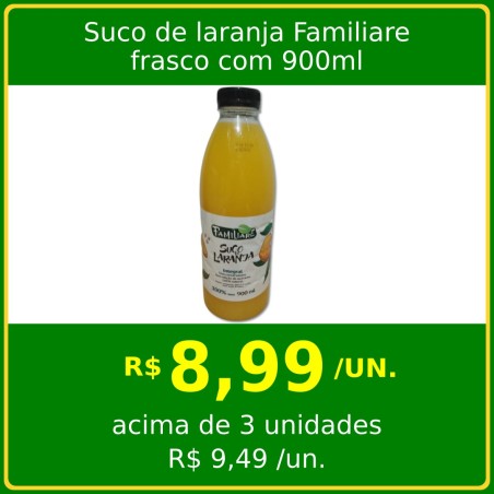 Suco de laranja Familiare 900ml