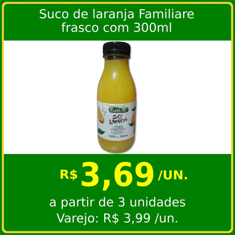 Suco de laranja Familiare 300ml
