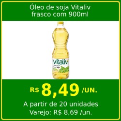 Óleo de soja Vitaliv 900ml