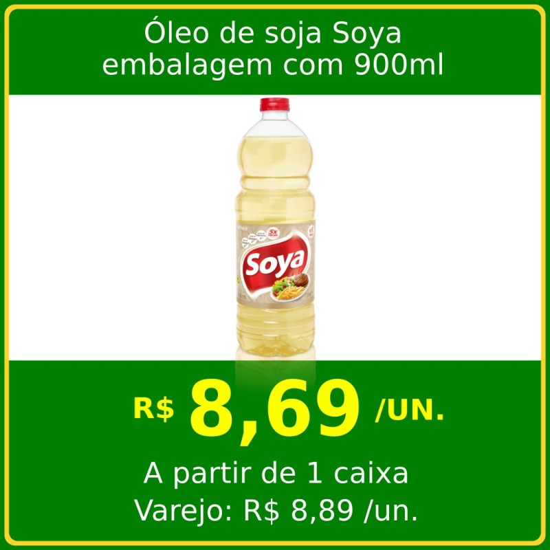 Óleo de soja Soya 900ml