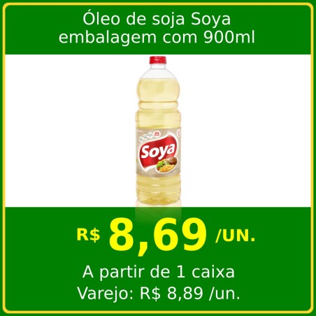 Óleo de soja Soya 900ml