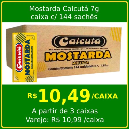 Mostarda Calcutá sachê 7g