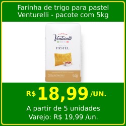 Farinha de trigo pastel Venturelli 5kg