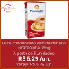 Leite condensado semidesnatado Piracanjuba 395g