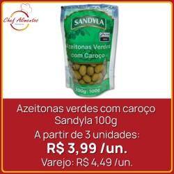 Azeitonas verdes com caroço Sandyla 100g