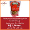 Azeitonas verdes sem caroço Sandyla 100g