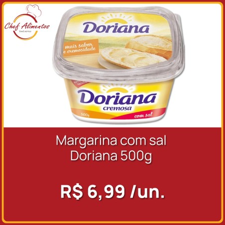Margarina com sal Doriana 500g