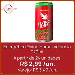 Energético Flying Horse melancia 270ml