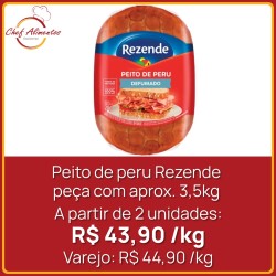 Peito de peru Rezende