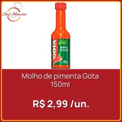 Molho de pimenta Gota 150ml