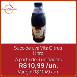Suco de uva Vitacitrus 1L