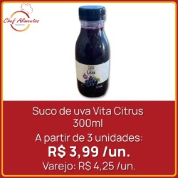 Suco de uva Vitacitrus 300ml