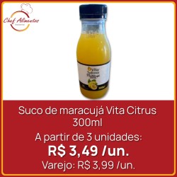 Suca de maracujá Vitacitrus 300ml