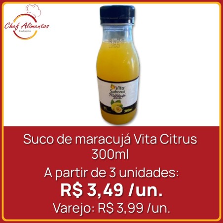 Suca de maracujá Vitacitrus 300ml
