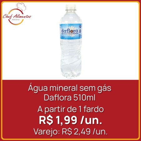 Água Mineral sem Gás Daflora 510ml