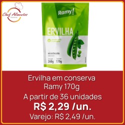 Ervilhas em conserva Ramy sachê 170g