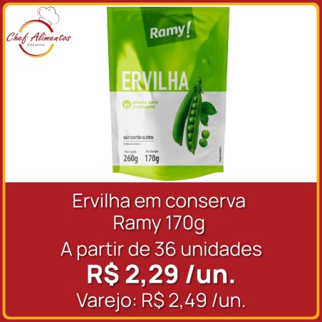 Ervilhas em conserva Ramy sachê 170g