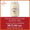 Palmito pupunha picado Bomttoni 1,8kg drenado