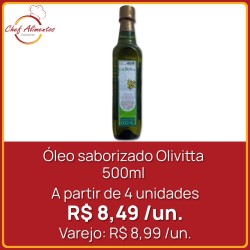 Óleo saborizado Olivitta 500ml