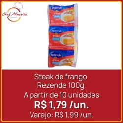 Steak de frango Rezende 100g