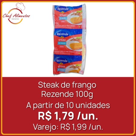 Steak de frango Rezende 100g