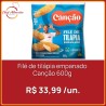 Filé de tilápia empanado Canção 600g