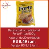 Batata palha tradicional Forte Fritas 500g